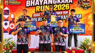 Kapolres Pasaman Barat AKBP Agung Tribawanto Sukses Gelar Road to Police Women Run 2026