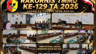 TMMD Ke-129 Siap Digelar Serentak, Kodam XX/Tuanku Imam Bonjol Satukan Langkah Membangun Negeri dari Desa