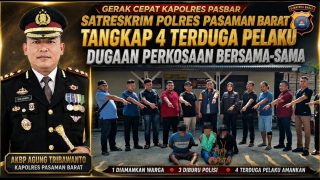 Kapolres Pasbar AKBP Agung Tribawanto Tekankan Penegakan Hukum Berkeadilan dalam Kasus Air Bangis