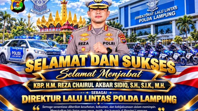 Kombes Pol. H.M. Reza Chairul Akbar Sidiq, Amanah Baru untuk Mobilitas Aman Masyarakat Lampung