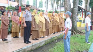 Bertindak Selaku Pembina Upacara, Kapolres Pasaman Barat Beri Arahan Kepada Ratusan Murid SMA 1 Pasaman